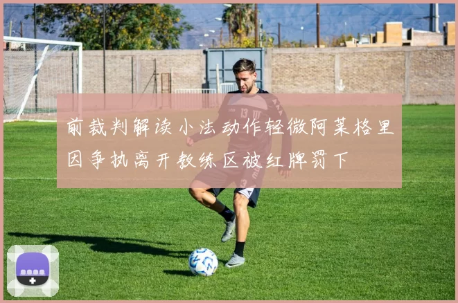 前裁判解读小法动作轻微阿莱格里因争执离开教练区被红牌罚下